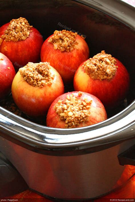 crock pot baked apples recipes.